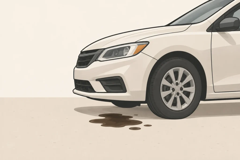 How Can I Tell Whether an Engine Oil Leak Is Urgent, and Should I Keep Driving?