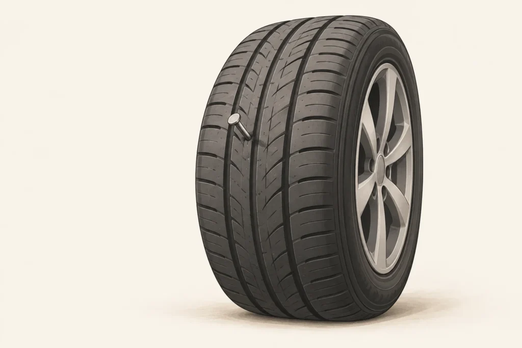Can a Tire Be Repaired After a Nail Puncture, or Does It Need to Be Replaced?